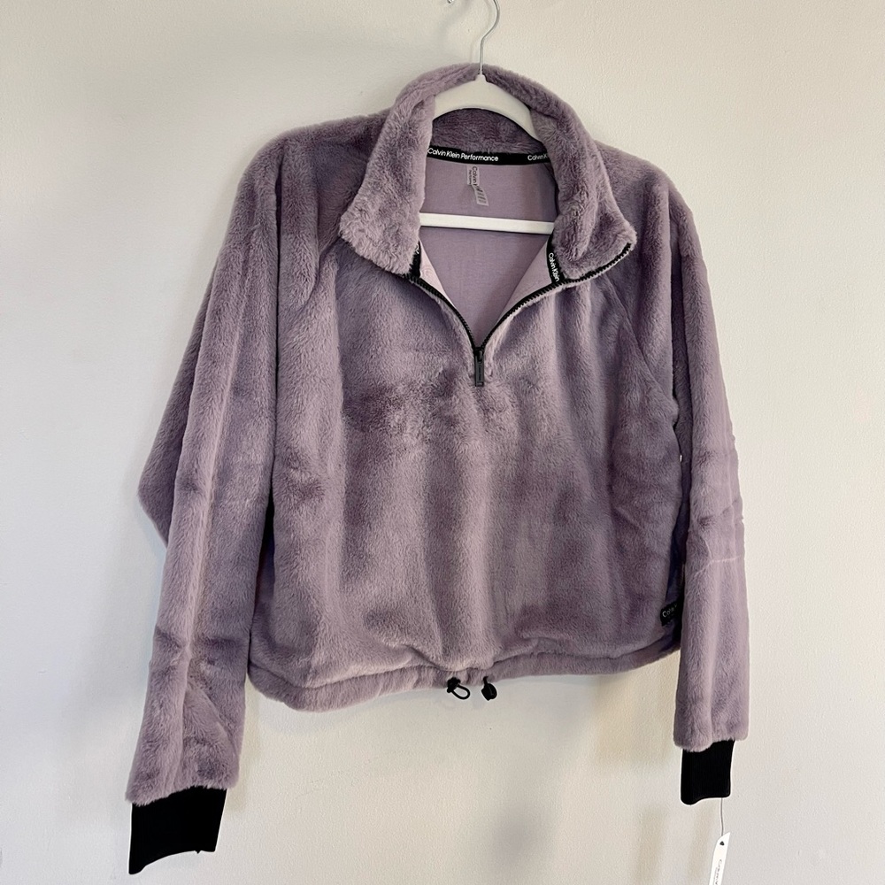 Calvin Klein purple jacket
